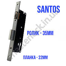Замок врізний SANTOS DIN 720 UNIV ВЅ35мм SS 22мм FOREND SP