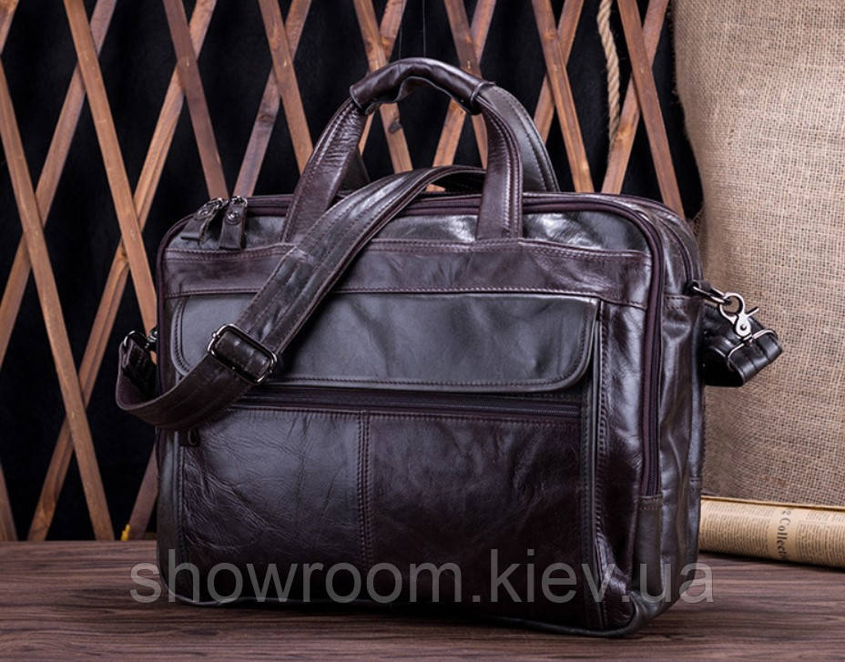 Чоловіча шкіряна сумка для ноутбука Leather Collection (9945)