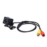 Водостійка камера заднього виду для авто з підсвічуванням 8 діодів RCA