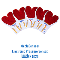 OccluSense Sensors, електронний сенсор тиску (пластина), 25 шт., товщина 60 мкм, гнучний матеріал, червоне