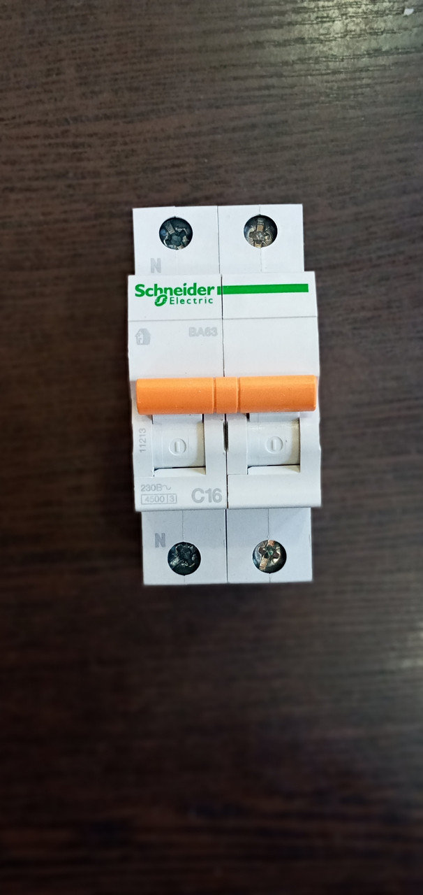 Автомат 1Р+N 16А Schneider (Домовий)