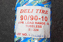 Покришка 90/90-10 DELI TIRE S-224, фото 5