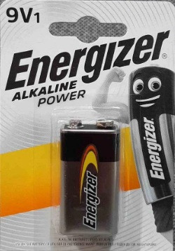Алкалінова Батарейка 9V 6LR61 POWER Energizer
