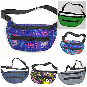 Барсетка молодіжна, бананка поясна сумка, мікс з 10 шт