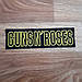 Нашивка наспина з вишивкою "Guns n Roses "  31 см х 9 см, фото 2