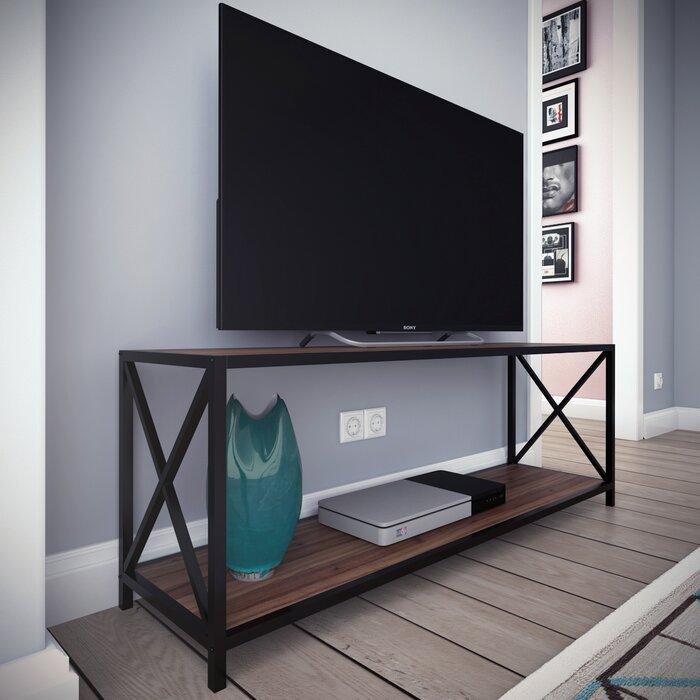 Тумба Под Телевизор Loft Classic Из Металла в Стиле Лофт 1200х450х400 ...
