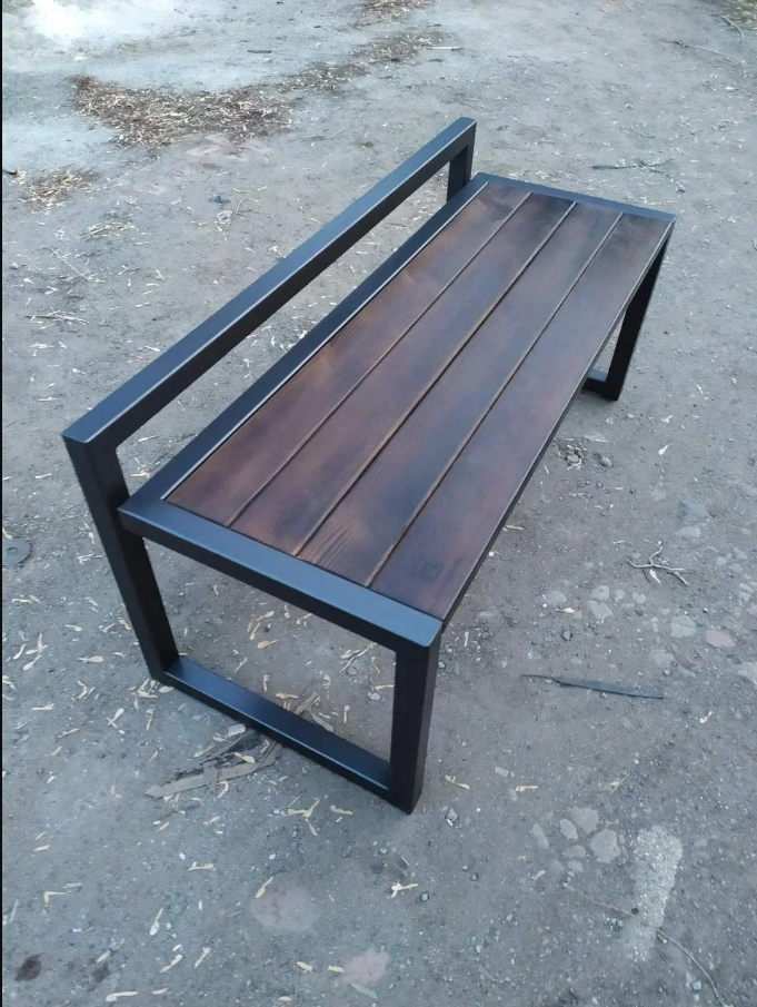 Лавка в стилі ЛОФТ 2000х400х450, Лф15