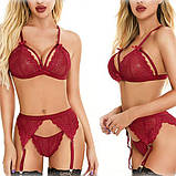 Мереживну білизну з поясом, фото 8