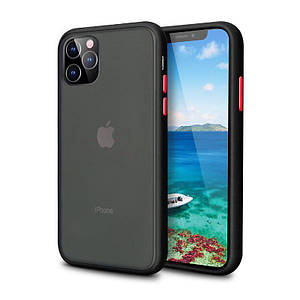 Чохол накладка xCase для iPhone 11 Gingle series black red