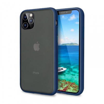 Чохол накладка xCase для iPhone 12/12 Pro Gingle series blue, фото 2