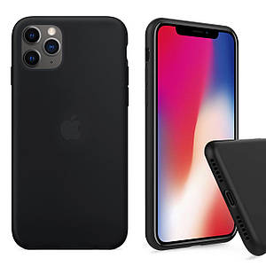 Чохол накладка xCase для iPhone 11 Pro Silicone Case Full black