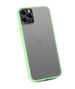 Чохол накладка xCase для iPhone 11 Pro Matt Case Camera Lens Green yellow