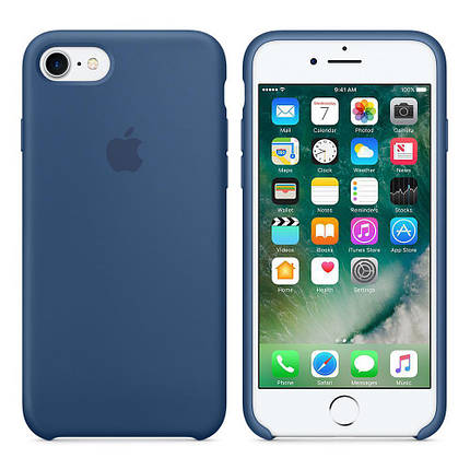 Чохол OEM for Apple iPhone 7/8 Silicone Case Ocean Blue (MMWW2), фото 1