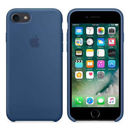 Чохол OEM for Apple iPhone 7/8 Silicone Case Ocean Blue (MMWW2), фото 3