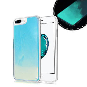 Чохол накладка xCase для iPhone 7 Plus/8 Plus Neon Case sky blue