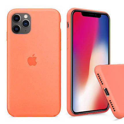 Чохол накладка xCase для iPhone 11 Pro Silicone Case Full papaya, фото 1