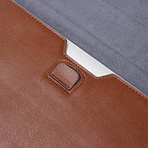 Папка-конверт PU sleeve bag для MacBook 15" coffee, фото 6
