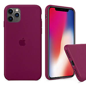 Чохол накладка xCase для iPhone 11 Pro Silicone Case Full rose red