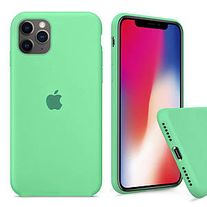 Чохол накладка xCase для iPhone 11 Pro Silicone Case Full spearmint