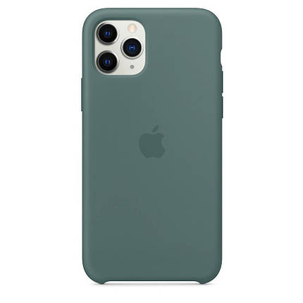 Чохол накладка xCase на iPhone 11 Pro Silicone Case pine green, фото 1