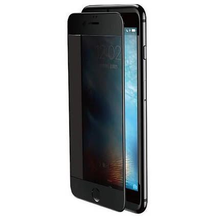 Захисне скло для iPhone 7 Plus/8 Plus 2,5D black Privacy Антишпигун тех.упак., фото 1