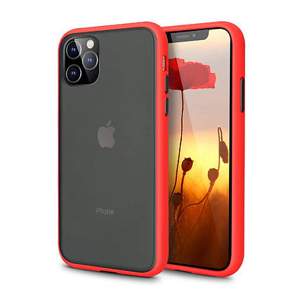 Чохол накладка xCase для iPhone 11 Pro Gingle series Red Black, фото 2