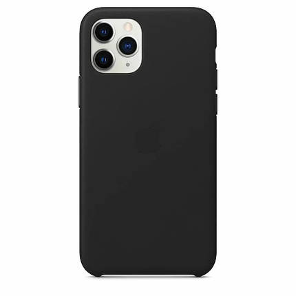 Чохол накладка на iPhone 11 Pro Max Premium good Leather Case black, фото 1