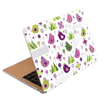 Чохол накладка DDC пластик для MacBook Pro 13" (2016/2017/2018/2019) picture birds, фото 1