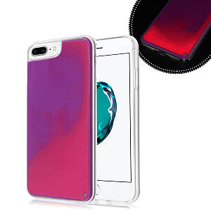 Чохол накладка xCase для iPhone 7 Plus/8 Plus Neon Case rose red