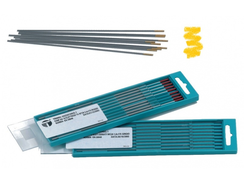 Вольфрамові електроди WL-15 золотий Trafimet, фото 1