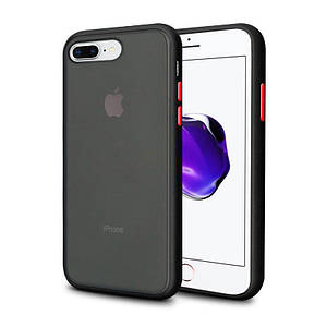 Чохол накладка xCase для iPhone 7 Plus/8 Plus Gingle series black red