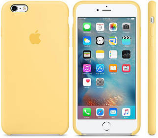 Чохол OEM for Apple iPhone 6 plus/6s plus Silicone Case Yellow (MM6H2)