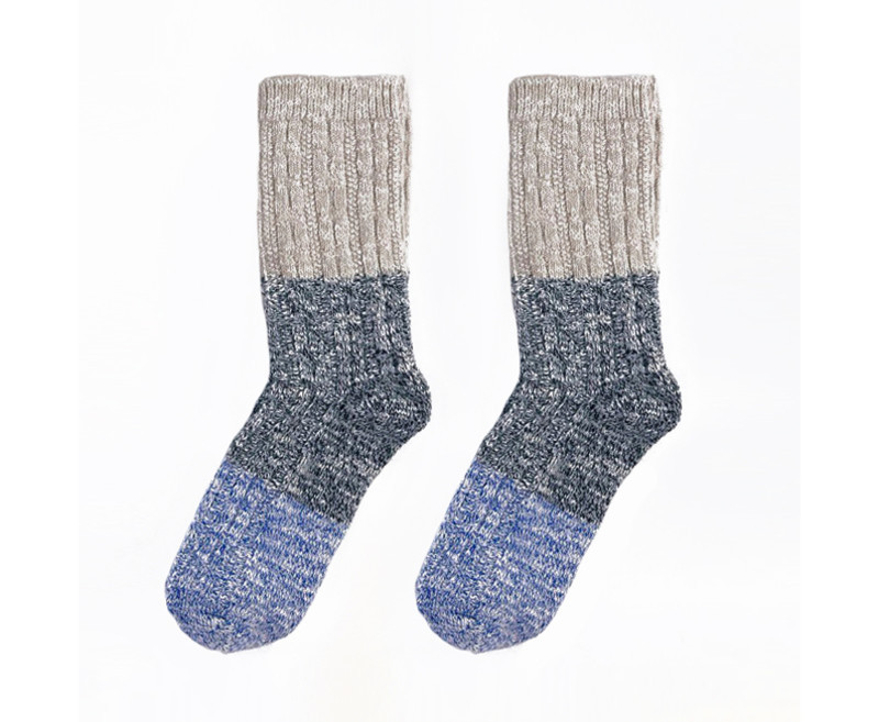 Зимові шкарпетки SOX "Від бабусі" з бежевим верхом, фото 1