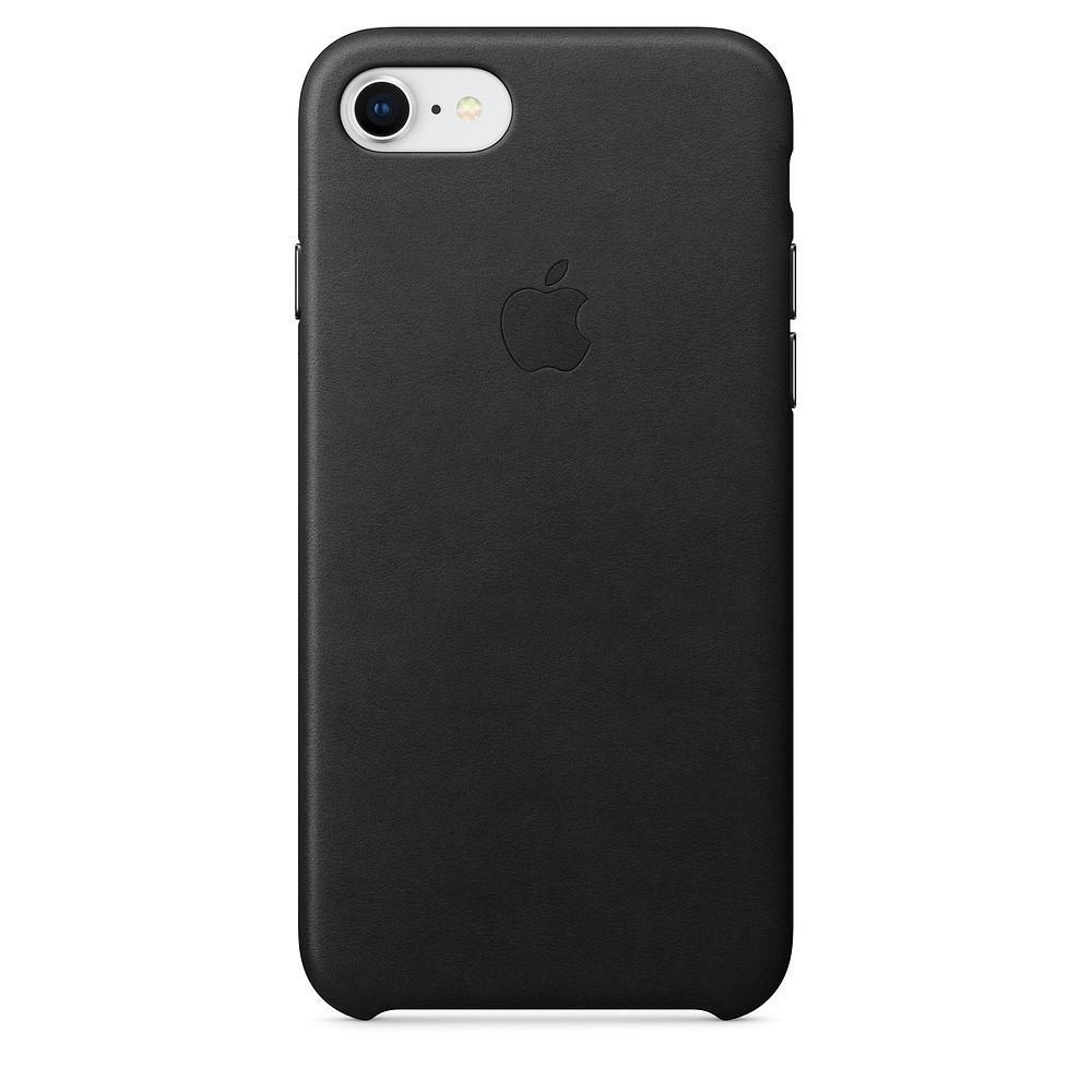 Чохол накладка на iPhone 7/8/SE 2020 Leather Case black