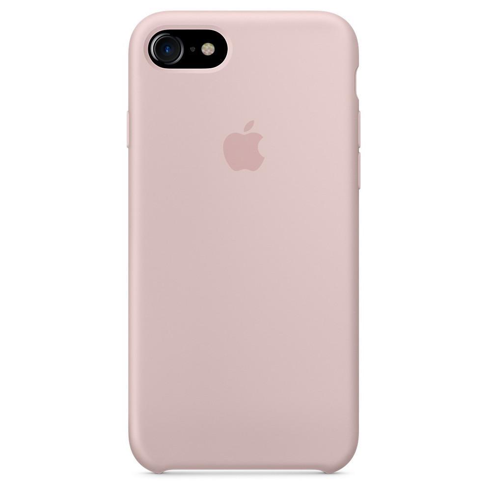 Чохол для iPhone 7/8 Silicone Case блідо рожевий