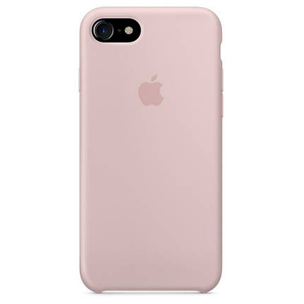 Чохол для iPhone 7/8 Silicone Case блідо рожевий, фото 1