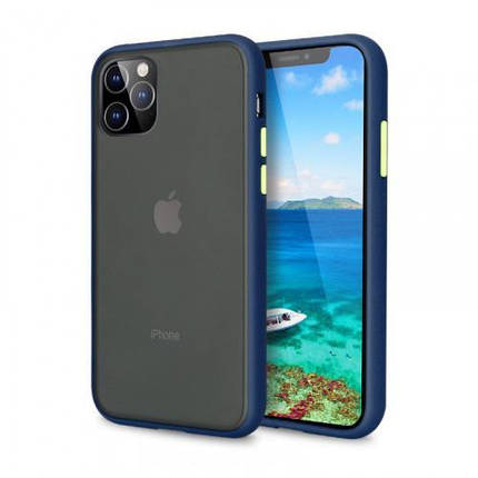 Чохол накладка xCase для iPhone 12/12 Pro Gingle series blue green, фото 1