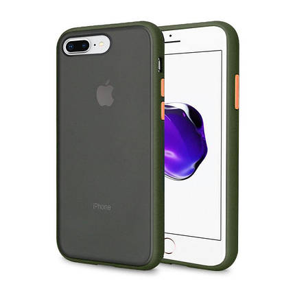 Чохол накладка xCase для iPhone 7 Plus/8 Plus Gingle series green orange, фото 1
