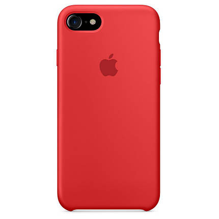 Чохол для iPhone 7/8 Silicone Case червоний, фото 1