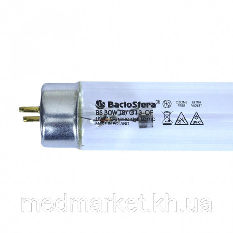 Бактерицидна лампа безозонова BactoSfera BS 30 W T8/G13-OF 25 шт./яск