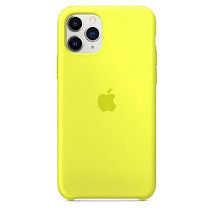 Чохол накладка xCase для iPhone 11 Pro Silicone Case лимонний