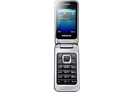Samsung C3520 Silver кнопковий мобільний телефон розкладачка 800 мАг