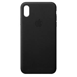 Чехол накладка xCase для iPhone XS Max Full Leather Case black