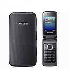 Samsung C3520 Black кнопковий мобільний телефон розкладачка 800 мАг, фото 4
