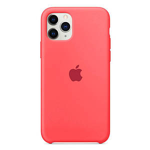 Чохол накладка xCase для iPhone 11 Pro Silicone Case яскраво-рожевий