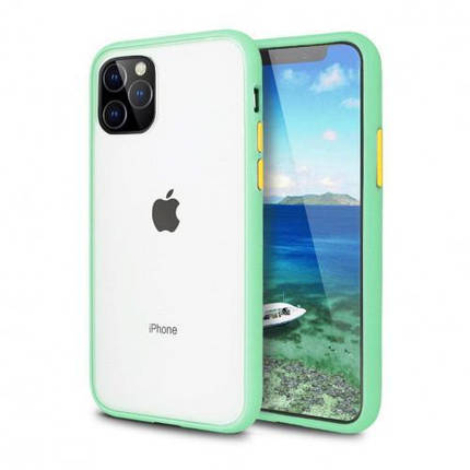 Чохол накладка xCase для iPhone 12/12 Pro Gingle series mint orange, фото 1