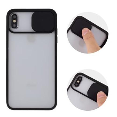 Чехол накладка xCase для iPhone X/XS Slide Hide Camera Black