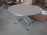 Круглый обеденный стол трансформер Верона -9 (B2252-9) TES Mobili, цвет крем