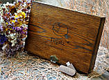 Дубова вінтажна коробка для подарунків (еліт), фото 6