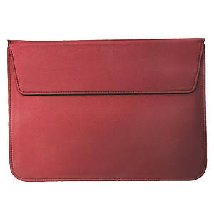 Папка-конверт PU sleeve bag для MacBook 15" wine red